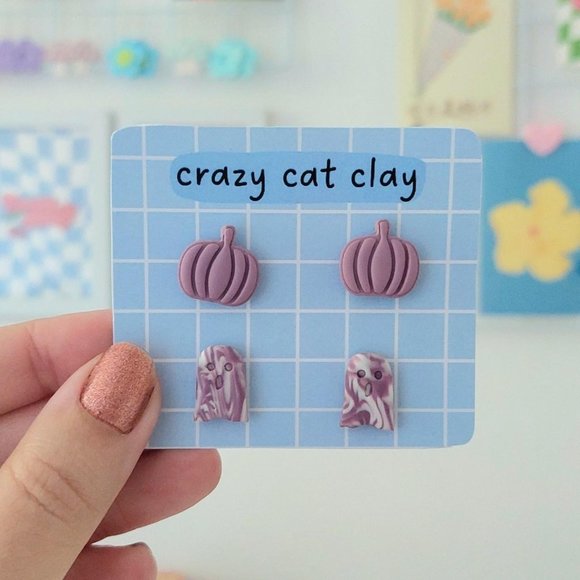 Halloween Studs - Picture 2 of 2